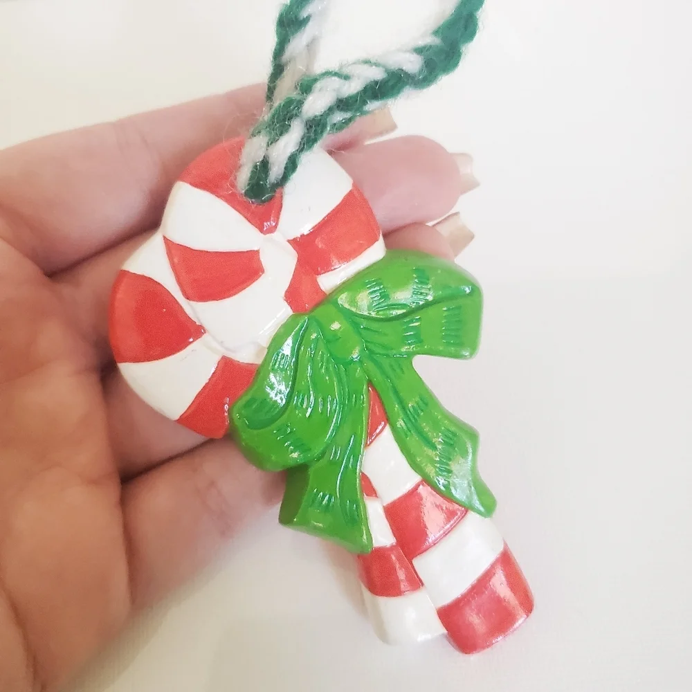 Vintage 1980 Candycane Ornament - Picture 2 of 6